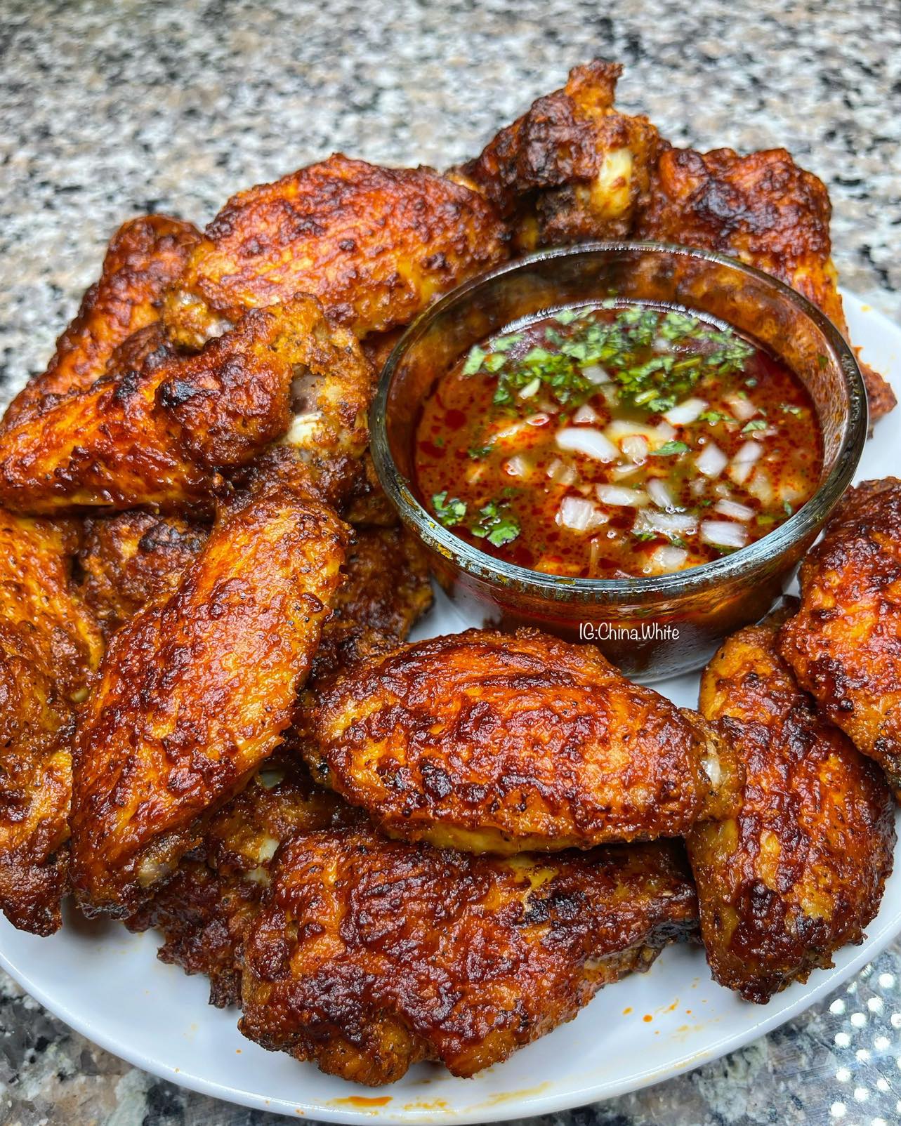 Birria Wings with Consome